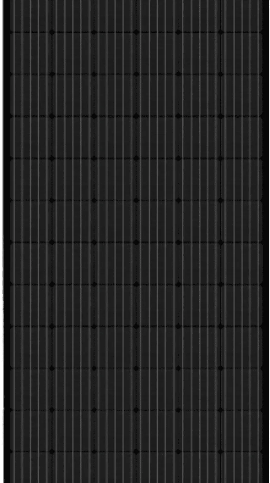 Pannello fotovoltaico nero